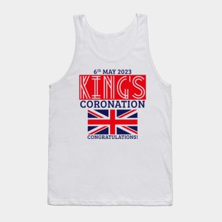 King’s Coronation, 6th May 2023 – Congratulations (Red) Tank Top